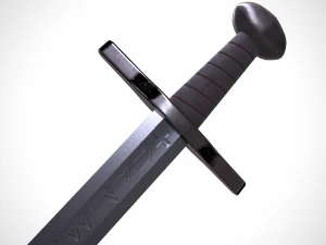 viking swords pack 1 3D Model