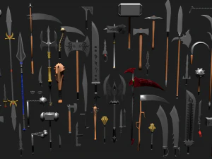 pacote mega corpo a corpo Modelo 3D