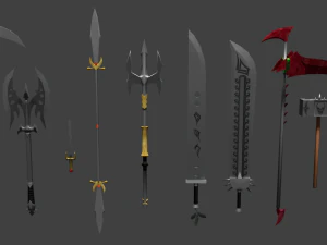 mega pacchetto corpo a corpo Modello 3D