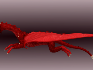 animated dragon set Modelo 3D