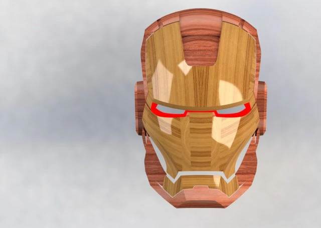 iron man mask 3D Model .c4d .max .obj .3ds .fbx .stl .blend