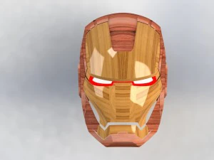 iron man mask 3D Model