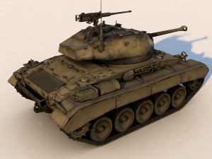 pack of 22 high detailed low poly military tanks vr ar low-poly 3D Model