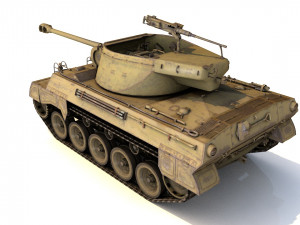 pack of 22 high detailed low poly military tanks vr ar low-poly 3D Model