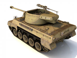 pack of 22 high detailed low poly military tanks vr ar low-poly 3D Model