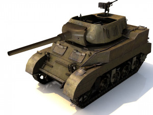 pack of 22 high detailed low poly military tanks vr ar low-poly 3D Model