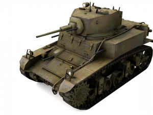 pack of 22 high detailed low poly military tanks vr ar low-poly 3D Model