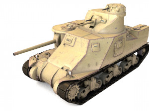 pack of 22 high detailed low poly military tanks vr ar low-poly 3D Model
