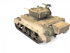 pack of 22 high detailed low poly military tanks vr ar low-poly 3D Model