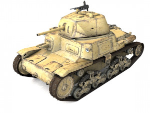 pack of 22 high detailed low poly military tanks vr ar low-poly 3D Model