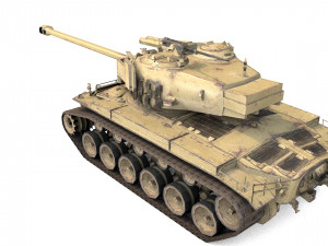 pack of 22 high detailed low poly military tanks vr ar low-poly 3D Model