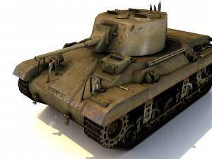 pack of 22 high detailed low poly military tanks vr ar low-poly 3D Model