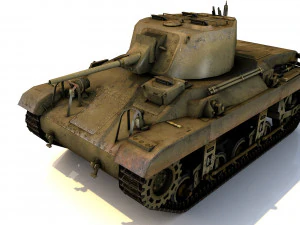 pack of 22 high detailed low poly military tanks vr ar low-poly 3D Model