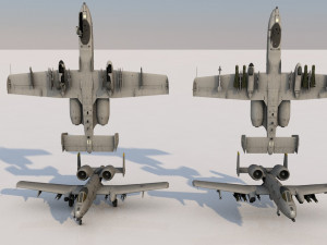 pack of 19 high detailed modern military aircraft vr ar low-poly 3D 모델