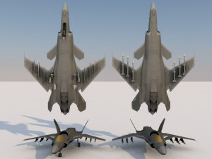 pack of 19 high detailed modern military aircraft vr ar low-poly 3D 모델