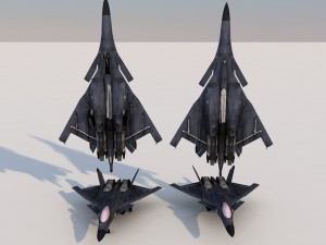 pack of 19 high detailed modern military aircraft vr ar low-poly 3D 모델