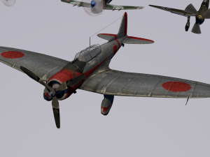 pack of 23 extreme low poly world war air planes vr - ar - low-poly 3Dモデル