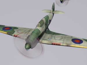 pack of 23 extreme low poly world war air planes vr - ar - low-poly 3Dモデル