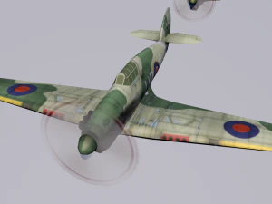 pack of 23 extreme low poly world war air planes vr - ar - low-poly 3D Model