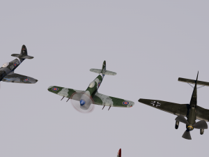 pack of 23 extreme low poly world war air planes vr - ar - low-poly 3Dモデル
