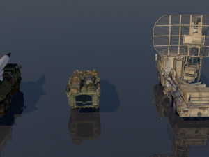 low poly vr ar ready game ready military vehicles vr - ar - low-poly Modelo 3D