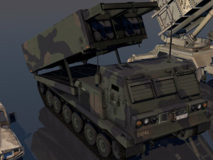 low poly vr ar ready game ready military vehicles vr - ar - low-poly Modelo 3D