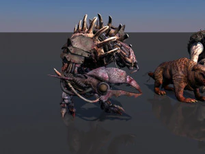 完全にアニメーション化されたモンスター 14 個のパック VR - AR - ローポリ 3Dモデル