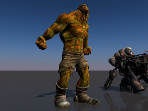 pack of 14 fully animated monsters vr - ar - low-poly Model 3D