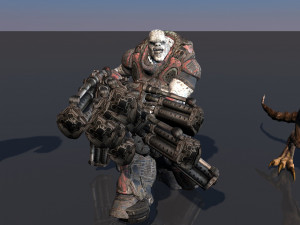 pack of 14 fully animated monsters vr - ar - low-poly Model 3D