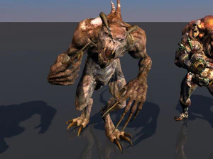 完全にアニメーション化されたモンスター 14 個のパック VR - AR - ローポリ 3Dモデル