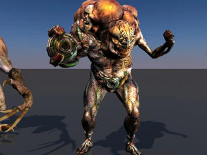 完全にアニメーション化されたモンスター 14 個のパック VR - AR - ローポリ 3Dモデル