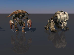 完全にアニメーション化されたモンスター 14 個のパック VR - AR - ローポリ 3Dモデル