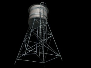 water tower 3D Model