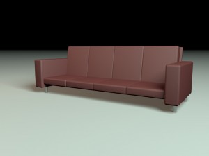 sofa 3D मॉडल