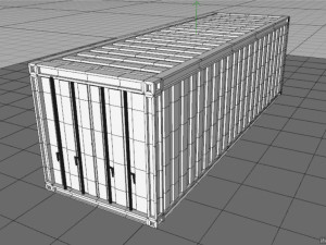 container medium ditalization 3D Model