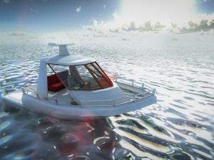 motor boat 3D Model