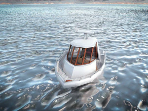 barco de motor Modelo 3D