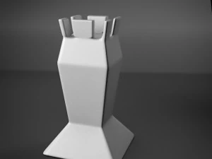 minimalist style chess 3D Model