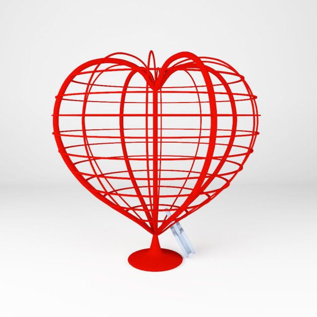 heart 3D Model .c4d .max .obj .3ds .fbx .stl .blend 