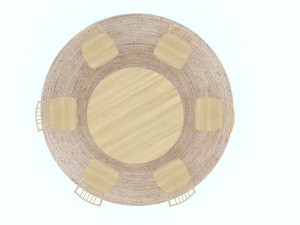 rounddiningtableset16 3D 모델