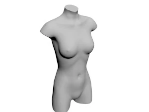 여성 마네킹 3D 모델