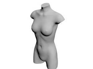 manequim feminino Modelo 3D