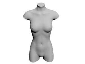 manequim feminino Modelo 3D