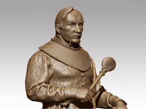 pyotr kalnyshevsky the last ataman of zaporizhzhya sich cossack 3D Model