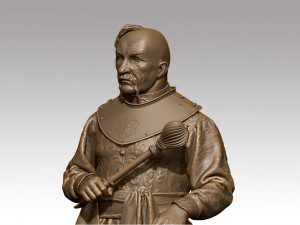 pyotr kalnyshevsky the last ataman of zaporizhzhya sich cossack 3D Model