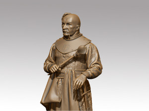 pyotr kalnyshevsky the last ataman of zaporizhzhya sich cossack 3D Model