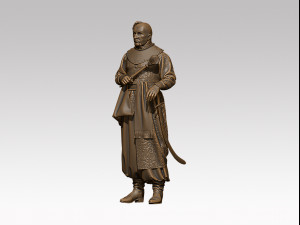 pyotr kalnyshevsky the last ataman of zaporizhzhya sich cossack 3D Model