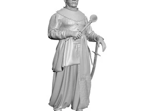 pyotr kalnyshevsky the last ataman of zaporizhzhya sich cossack 3D Model
