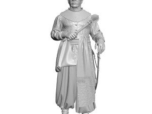 pyotr kalnyshevsky the last ataman of zaporizhzhya sich cossack 3D Model
