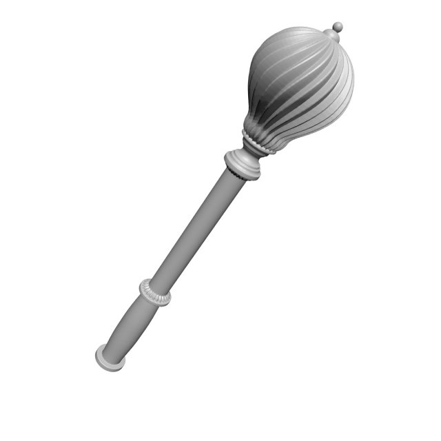 mace of the koshevoi ataman 3D-Modell .c4d .max .obj .3ds .fbx .stl .blend 